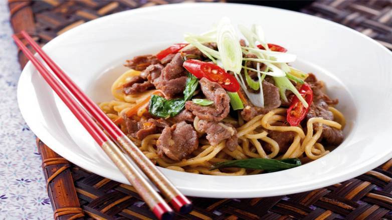牛肉炒面 Beef Stir-fried Noodles